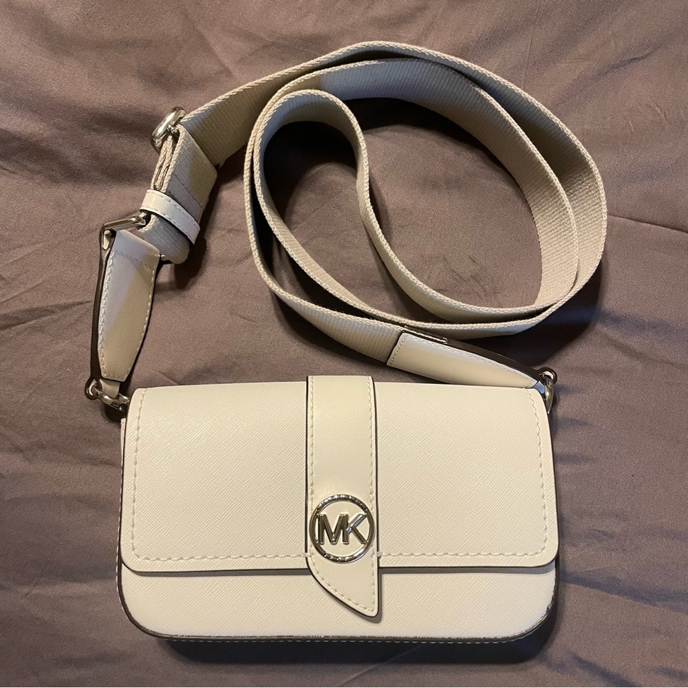 Greenwich Extra-Small Saffiano Leather Sling Crossbody Bag